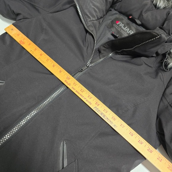 Pajar Coat Womens Large Black Amberly Down Parka Survival Outdoor Gorpcore - Picture 14 of 16